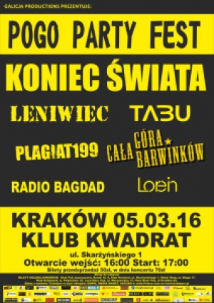 Pogo Party Fest w Krakowie