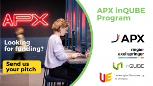 Wsparcie dla startupów w Polsce: inQUBE strategicznym partnerem  dla APX i Ringier Axel Springer Polska