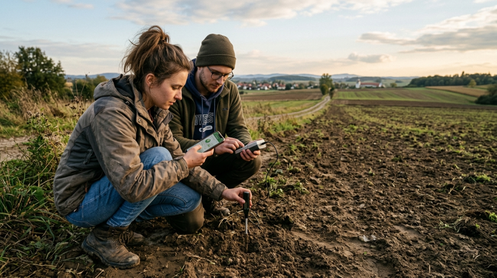 Studenci Politechniki Krakowskiej w Polsce obsługują aplikację AgroSysIT do szybkiej analizy gleby w terenie. Projekt studencki wygrywa prestiżowy konkurs.